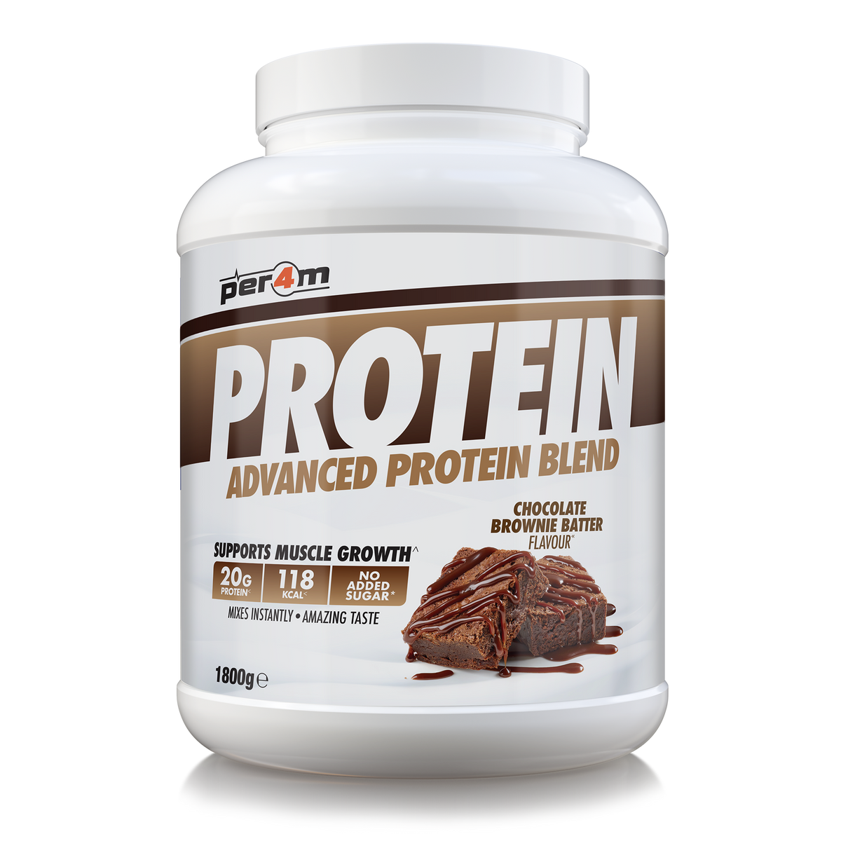 Per4m Advanced Protein 1.8kg Chocolate Brownie Batter — product pack