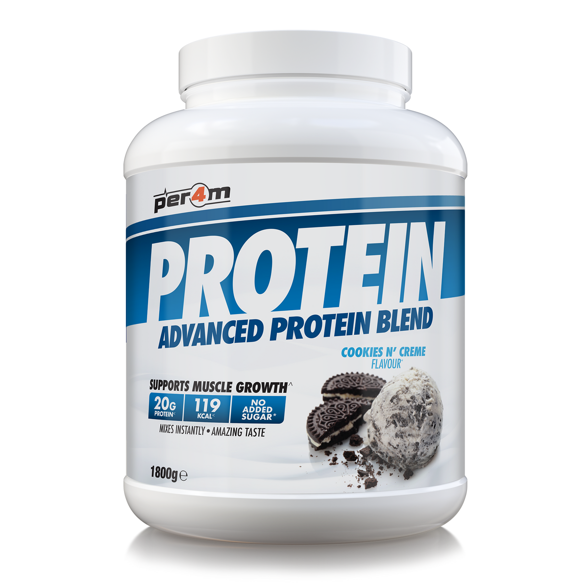 Per4m Advanced Protein 1.8kg Cookies N Creme — product pack