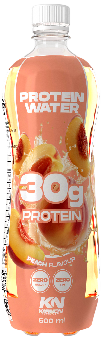 NXT Nutrition KN Protein Water 12x500ml Peach — product pack