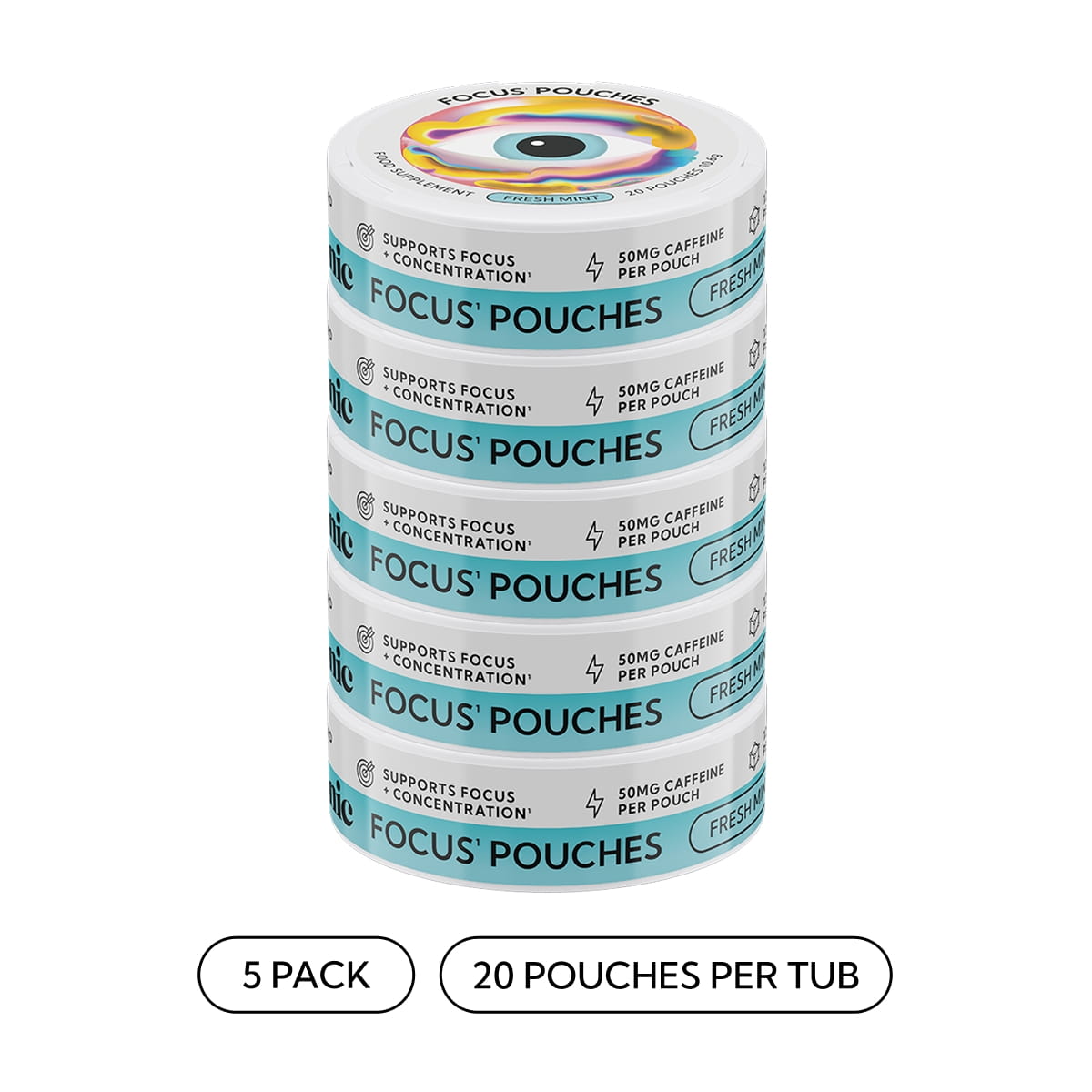 Neutonic Fresh Mint Focus Pouches