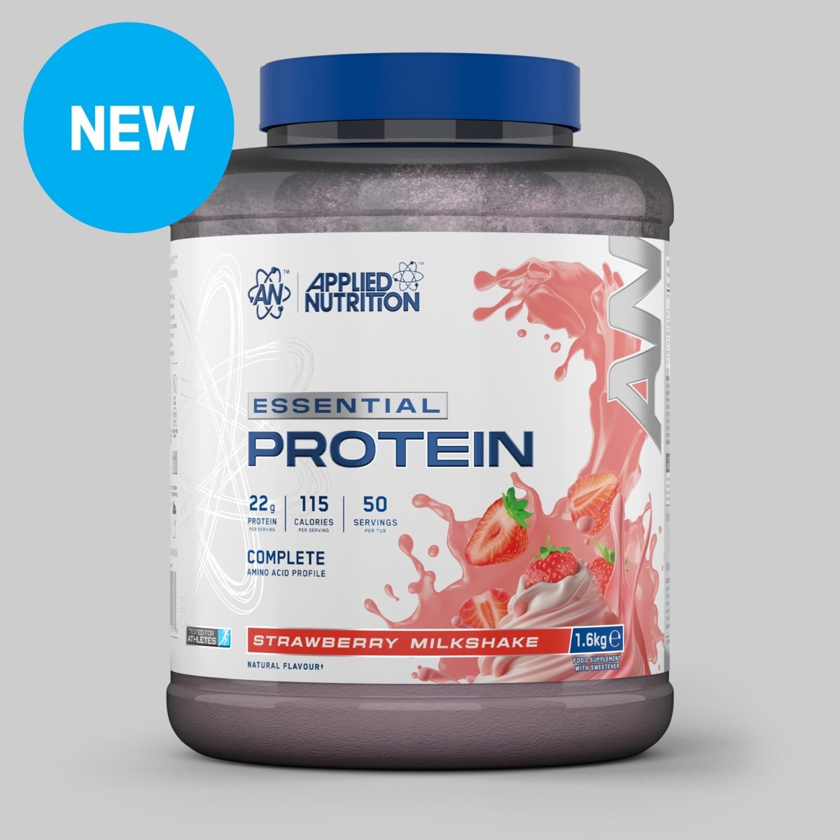 Applied Nutrition Essential Protein 1.6kg Strawberry Milkshake — product pack