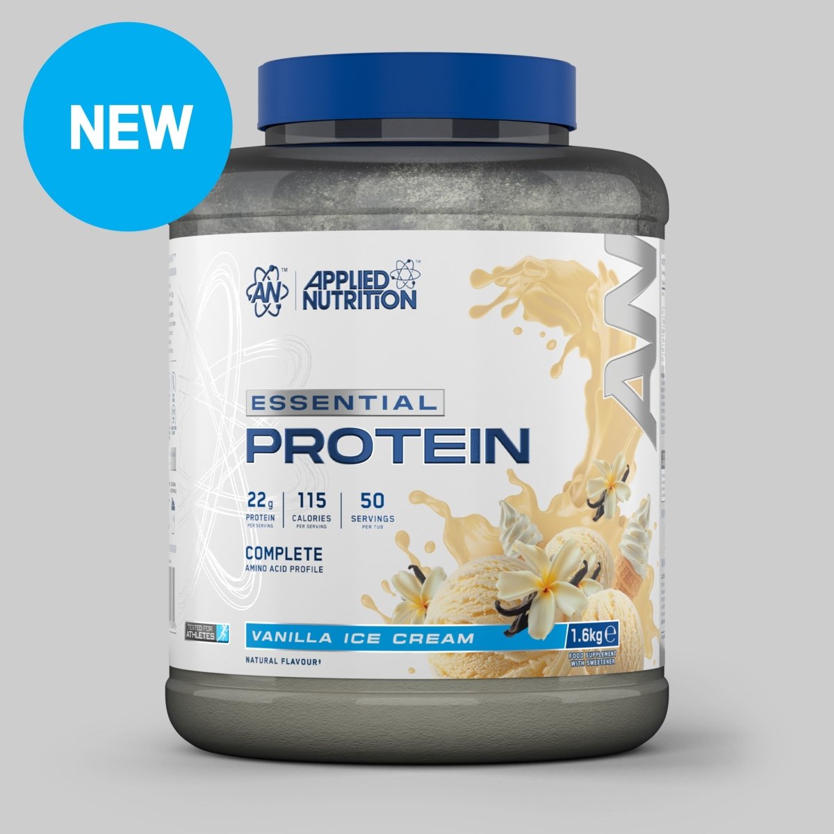 Applied Nutrition Essential Protein 1.6kg Vanilla Ice Cream — product pack