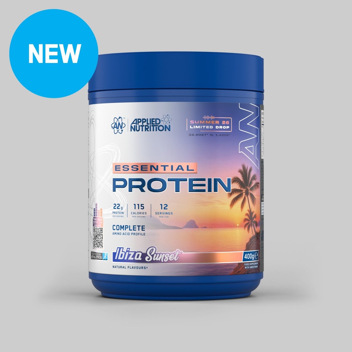 Applied Nutrition Essential Protein 400g Ibiza Sunset - Limited Edition — product pack