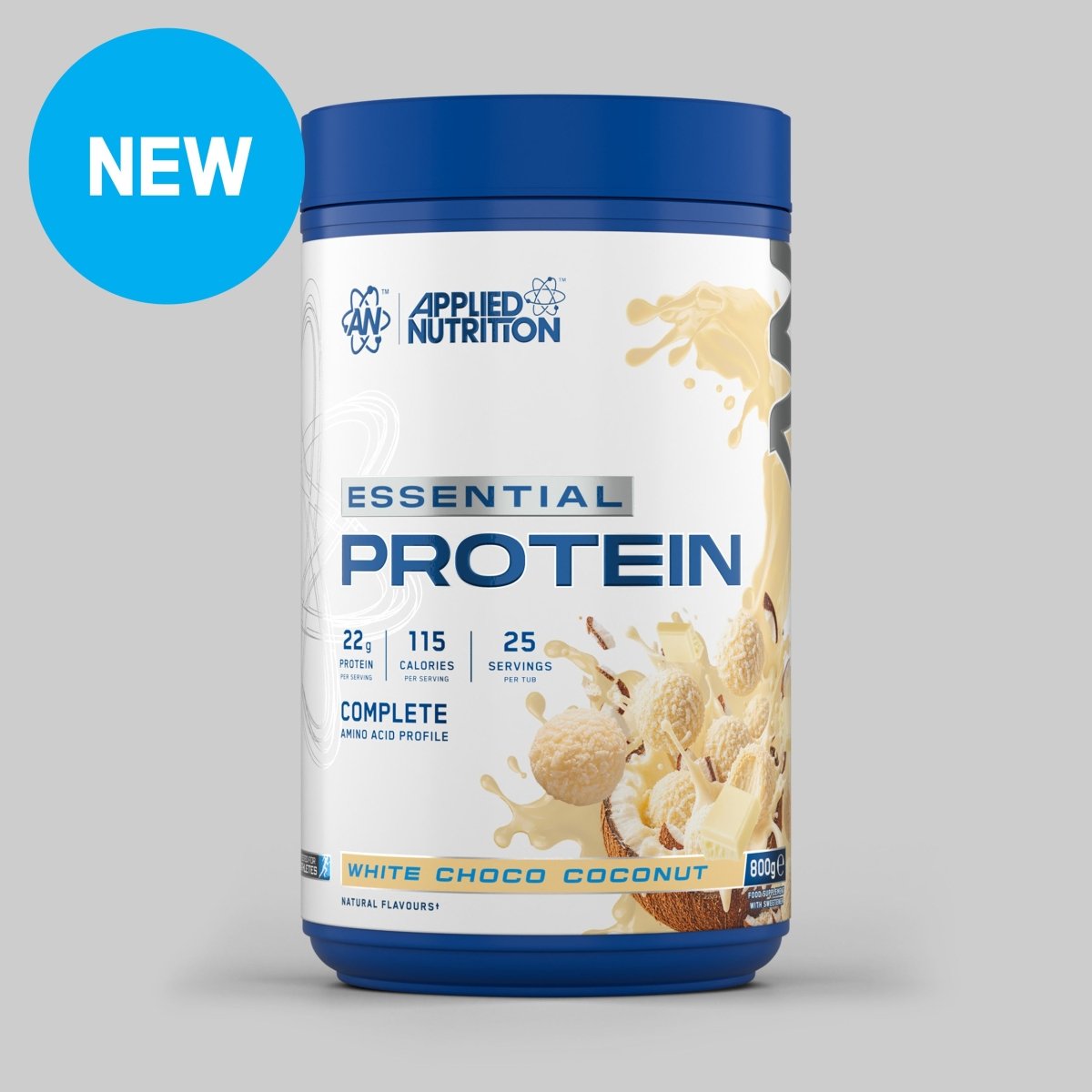 Applied Nutrition Essential Protein 800g White Choco Coconut — product pack