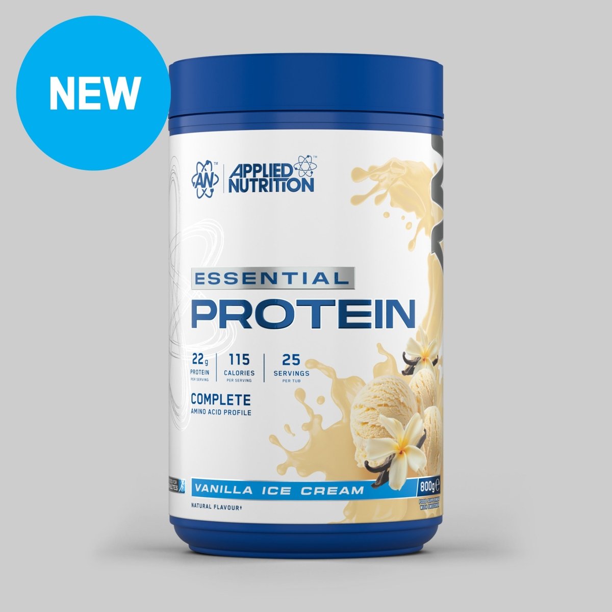 Applied Nutrition Essential Protein 800g Vanilla Ice Cream — product pack