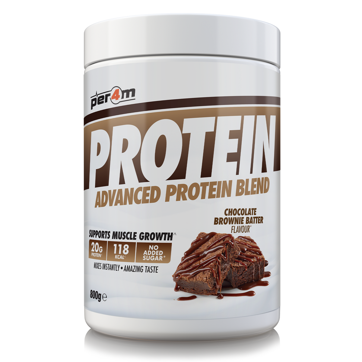 Per4m Advanced Protein 800g Chocolate Brownie Batter — product pack