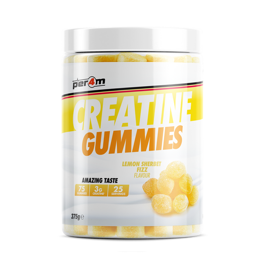 Per4m Creatine Gummies 375g Lemon Sherbet Fizz — product pack