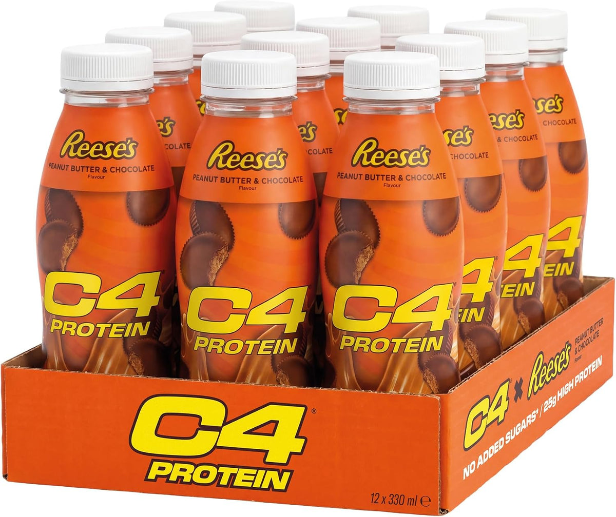 Cellucor C4 Protein RTD Reeses Peanut Butter Cup — 12 x 330ml case