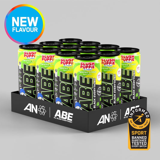 Applied Nutrition ABE Performance Energy Drink 12 x 330ml — Slush Puppie Twisted Citrus — case of twelve
