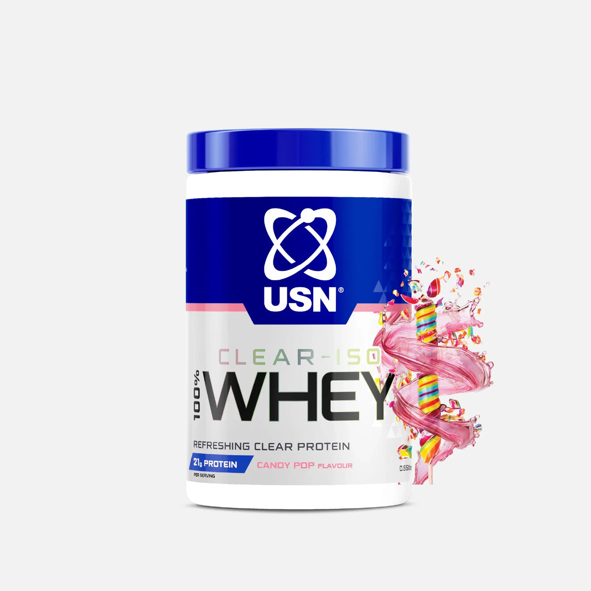 USN Isoclear Whey 250g Candy Pop packshot