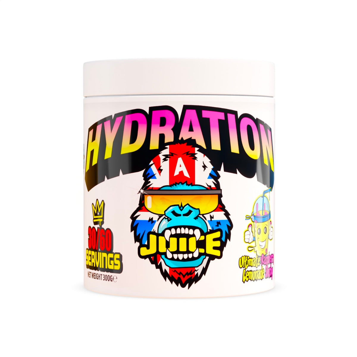 Gorillalpha Hydration Juice 300g — Ultimate Raspberry Lemonade — product front