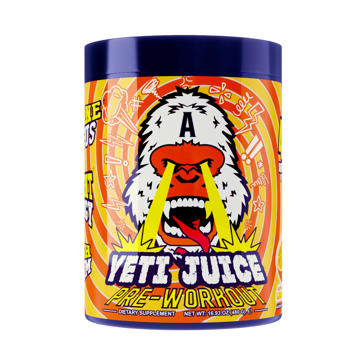 Gorillalpha Yeti Juice 480g — Ultra Orange Lemonade — product front