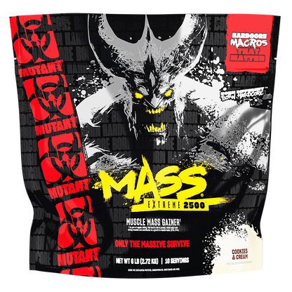 Mutant Mass Extreme 2500 2.72kg - Cookies & Cream front pack