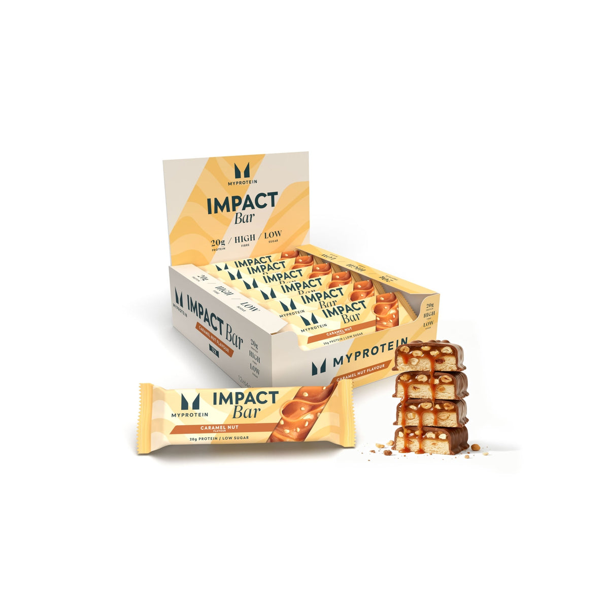 MyProtein Impact Protein Bar 12x64g — Caramel