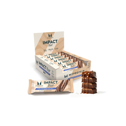 MyProtein Impact Protein Bar 12x64g — Dark Chocolate Sea Salt
