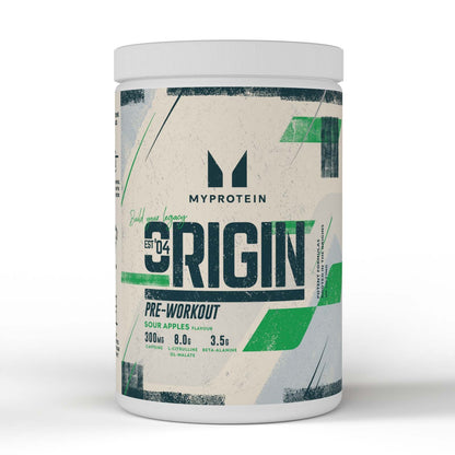 MyProtein Origin Pre-Workout 600g — Sour Apples