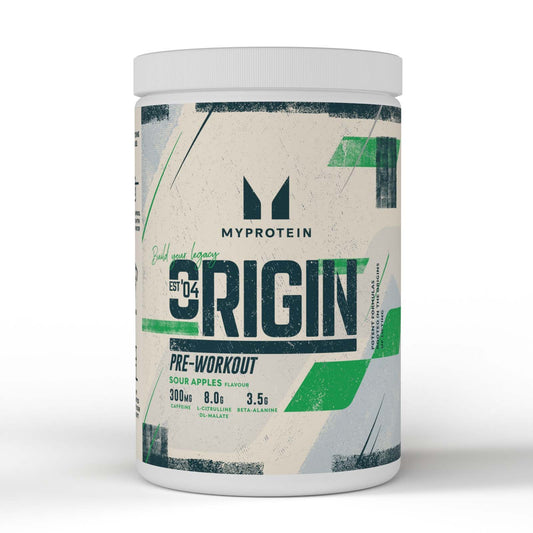 MyProtein Origin Pre-Workout 600g — Sour Apples