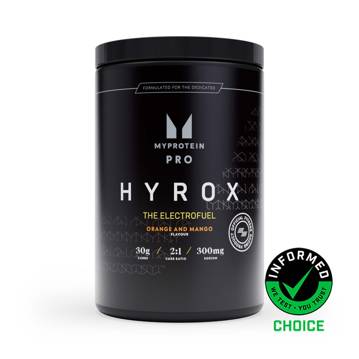 MyProtein Pro x Hyrox - THE Electrofuel 1.02kg — Orange & Mango