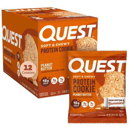Quest Nutrition Cookie 12x59g — Peanut Butter