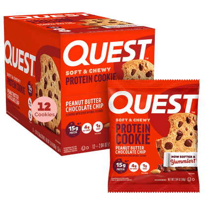 Quest Nutrition Cookie 12x59g — Peanut Butter Chocolate Chip