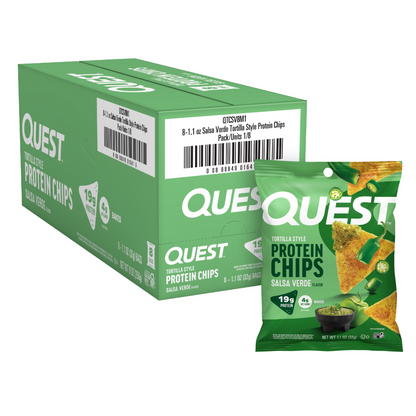 Quest Nutrition Protein Chips 8x32g — Salsa Verde