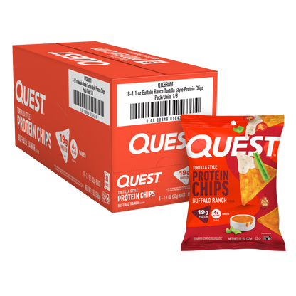 Quest Nutrition Protein Chips 8x32g — Buffalo Ranch