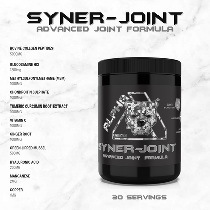 Alpha Neon Syner-Joint — manufacturer active ingredient overview, not a full nutrition label