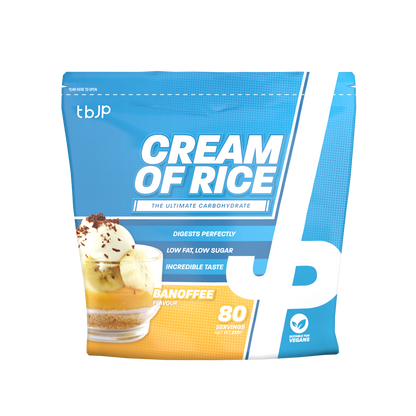 Trained By JP Cream Of Rice 2kg - Banoffee front pack