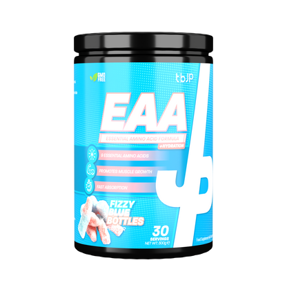 Trained By JP EAA 300g - Fizzy Blue Bottle front pack