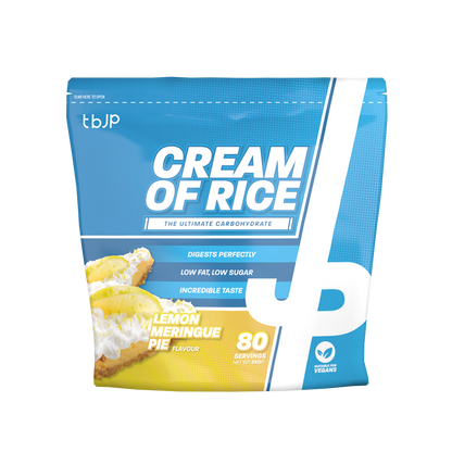 Trained By JP Cream Of Rice 2kg - Lemon Meringue front pack