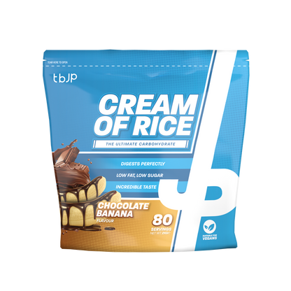 Trained By JP Cream Of Rice 2kg - Choc Banana front pack