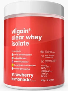 Vilgain Clear Whey Isolate 500g — Strawberry Lemonade