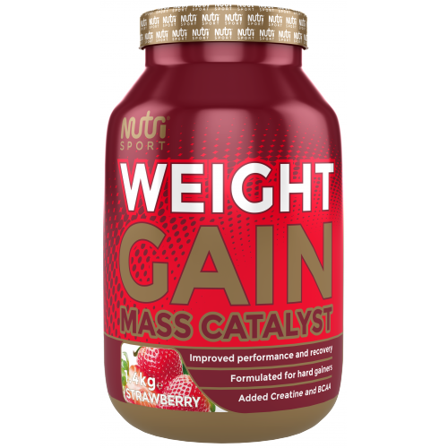 NutriSport Weight Gain 1.4kg Strawberry packshot
