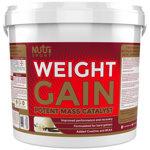 NutriSport Weight Gain 5kg Vanilla packshot