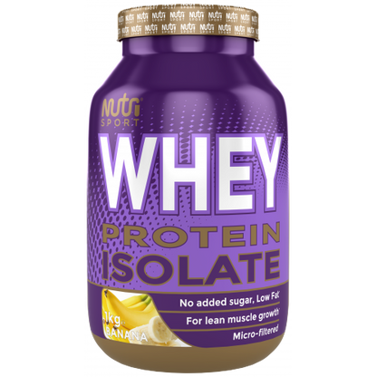 NutriSport Whey Isolate 1kg Banana packshot