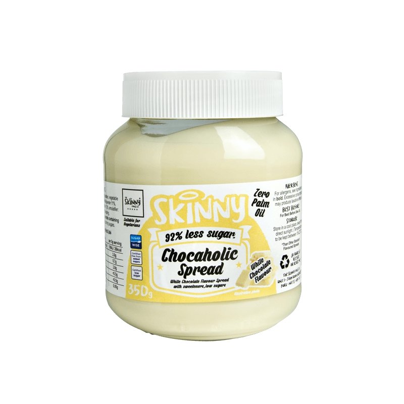 The Skinny Food Co Skinny Chocoholic Spread 350g White Chocolate